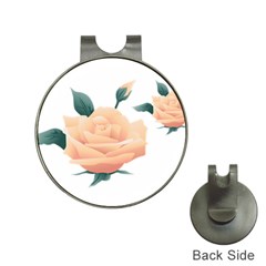 Rose Flower Nature Floral Summer Hat Clips With Golf Markers