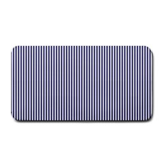 Usa Flag Blue And White Stripes Medium Bar Mats by PodArtist