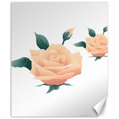 Rose Flower Nature Floral Summer Canvas 8  X 10 