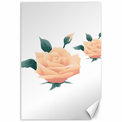 Rose Flower Nature Floral Summer Canvas 12  X 18  