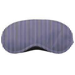 Usa Flag Blue And White Stripes Sleeping Masks by PodArtist