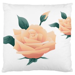 Rose Flower Nature Floral Summer Large Cushion Case (one Side) by Sapixe