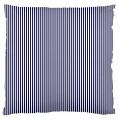 Usa Flag Blue And White Stripes Standard Flano Cushion Case (one Side) by PodArtist