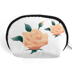 Rose Flower Nature Floral Summer Accessory Pouches (medium)  by Sapixe