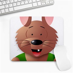 Mole Animal Cartoon Vector Art Large Mousepads by Sapixe