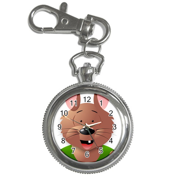 Mole Animal Cartoon Vector Art Key Chain Watches