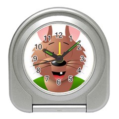 Mole Animal Cartoon Vector Art Travel Alarm Clocks by Sapixe