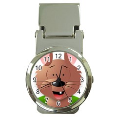 Mole Animal Cartoon Vector Art Money Clip Watches by Sapixe