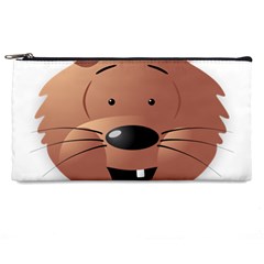 Mole Animal Cartoon Vector Art Pencil Cases by Sapixe