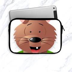 Mole Animal Cartoon Vector Art Apple Ipad Mini Zipper Cases by Sapixe