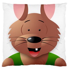 Mole Animal Cartoon Vector Art Standard Flano Cushion Case (one Side) by Sapixe