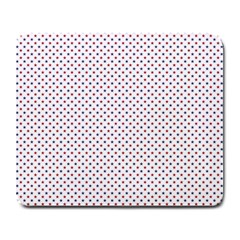 Usa Flag Red And Flag Blue Stars Large Mousepads by PodArtist