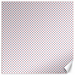 Usa Flag Red And Flag Blue Stars Canvas 12  X 12   by PodArtist