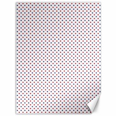 Usa Flag Red And Flag Blue Stars Canvas 36  X 48  