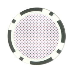 Usa Flag Red And Flag Blue Stars Poker Chip Card Guard