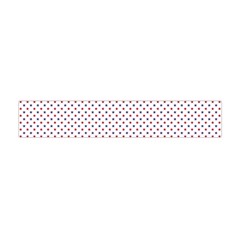 Usa Flag Red And Flag Blue Stars Flano Scarf (mini)