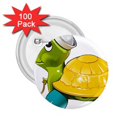 Turtle Sea Turtle Leatherback Turtle 2 25  Buttons (100 Pack)  by Sapixe