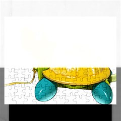 Turtle Sea Turtle Leatherback Turtle Rectangular Jigsaw Puzzl by Sapixe