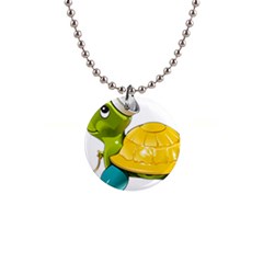 Turtle Sea Turtle Leatherback Turtle Button Necklaces by Sapixe