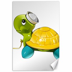 Turtle Sea Turtle Leatherback Turtle Canvas 24  X 36  by Sapixe