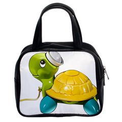 Turtle Sea Turtle Leatherback Turtle Classic Handbags (2 Sides) by Sapixe