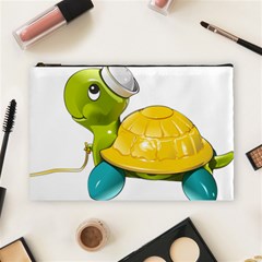 Turtle Sea Turtle Leatherback Turtle Cosmetic Bag (large)  by Sapixe