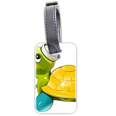 Turtle Sea Turtle Leatherback Turtle Luggage Tags (two Sides) by Sapixe