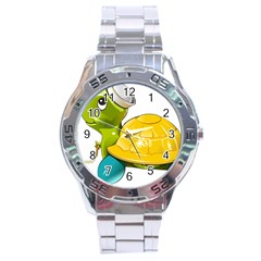 Turtle Sea Turtle Leatherback Turtle Stainless Steel Analogue Watch by Sapixe