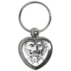 Steampunk Steam Punk Lion Door Key Chains (heart) 