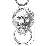 Steampunk Steam Punk Lion Door Dog Tag (One Side) Front