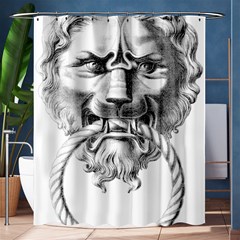 Steampunk Steam Punk Lion Door Shower Curtain 60  X 72  (medium)  by Sapixe