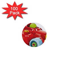 Car Vehicle Racing Car Formula 1  Mini Buttons (100 Pack)  by Sapixe