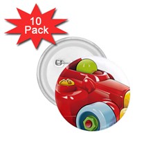 Car Vehicle Racing Car Formula 1 75  Buttons (10 Pack) by Sapixe