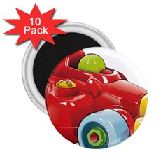 Car Vehicle Racing Car Formula 2 25  Magnets (10 Pack)  by Sapixe