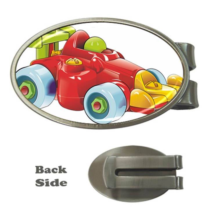 Car Vehicle Racing Car Formula Money Clips (Oval) 