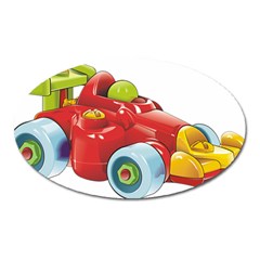 Car Vehicle Racing Car Formula Oval Magnet by Sapixe