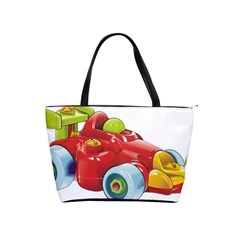 Car Vehicle Racing Car Formula Shoulder Handbags by Sapixe