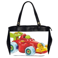 Car Vehicle Racing Car Formula Office Handbags (2 Sides)  by Sapixe