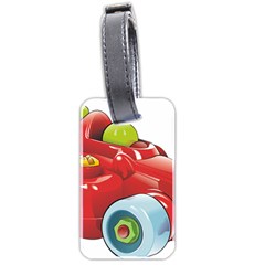 Car Vehicle Racing Car Formula Luggage Tags (two Sides) by Sapixe