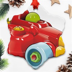 Car Vehicle Racing Car Formula Ornament (snowflake) by Sapixe