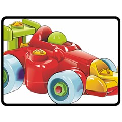 Car Vehicle Racing Car Formula Double Sided Fleece Blanket (large)  by Sapixe