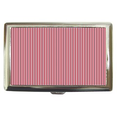 Usa Flag Red And White Stripes Cigarette Money Cases by PodArtist