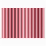 USA Flag Red and White Stripes Large Glasses Cloth (2-Side) Front