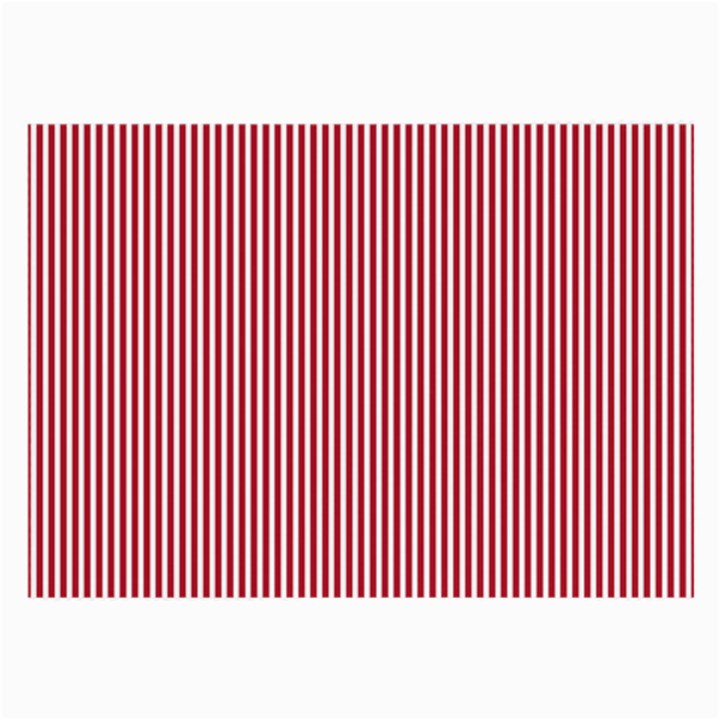 USA Flag Red and White Stripes Large Glasses Cloth (2-Side)