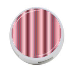 Usa Flag Red And White Stripes 4-port Usb Hub (one Side) by PodArtist