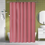 USA Flag Red and White Stripes Shower Curtain 48  x 72  (Small)  Curtain(48  X 72 ) - 42.18 x64.8  Curtain(48  X 72 )