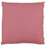 USA Flag Red and White Stripes Large Cushion Case (Two Sides) Front