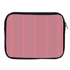 Usa Flag Red And White Stripes Apple Ipad 2/3/4 Zipper Cases by PodArtist