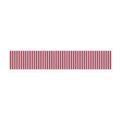 Usa Flag Red And White Stripes Flano Scarf (mini) by PodArtist