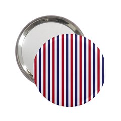 Usa Flag Red White And Flag Blue Wide Stripes 2 25  Handbag Mirrors by PodArtist